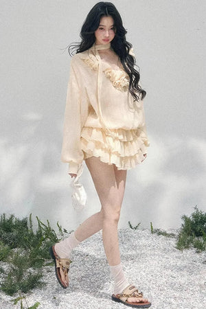 Evening Breeze French Dress Set