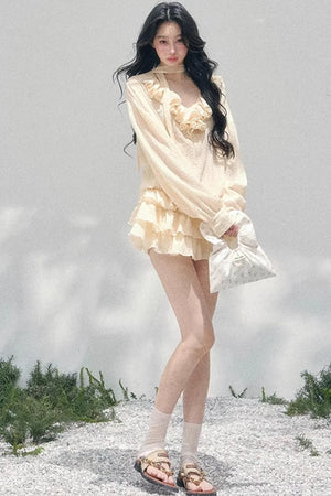 Evening Breeze French Dress Set
