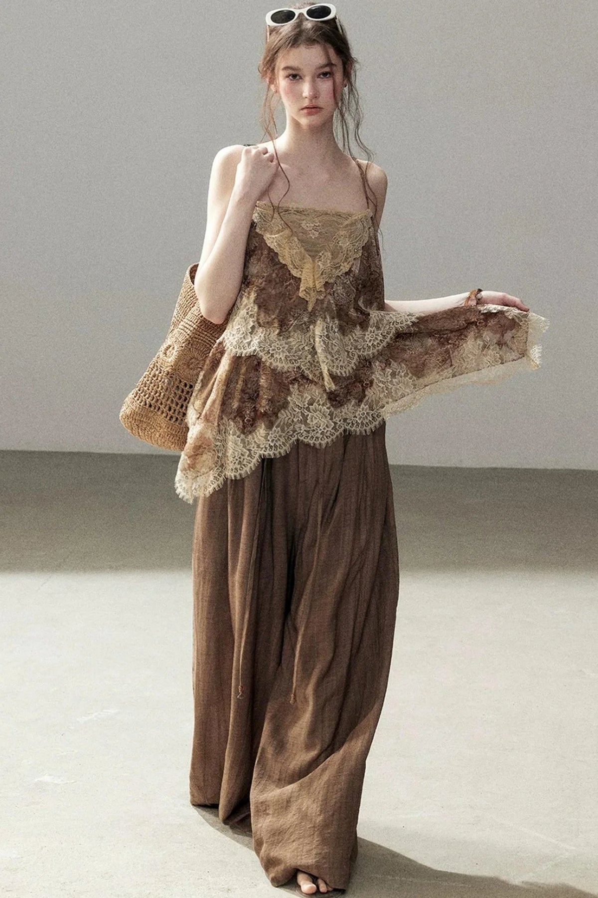 Evening Breeze Lace Top Set-Up