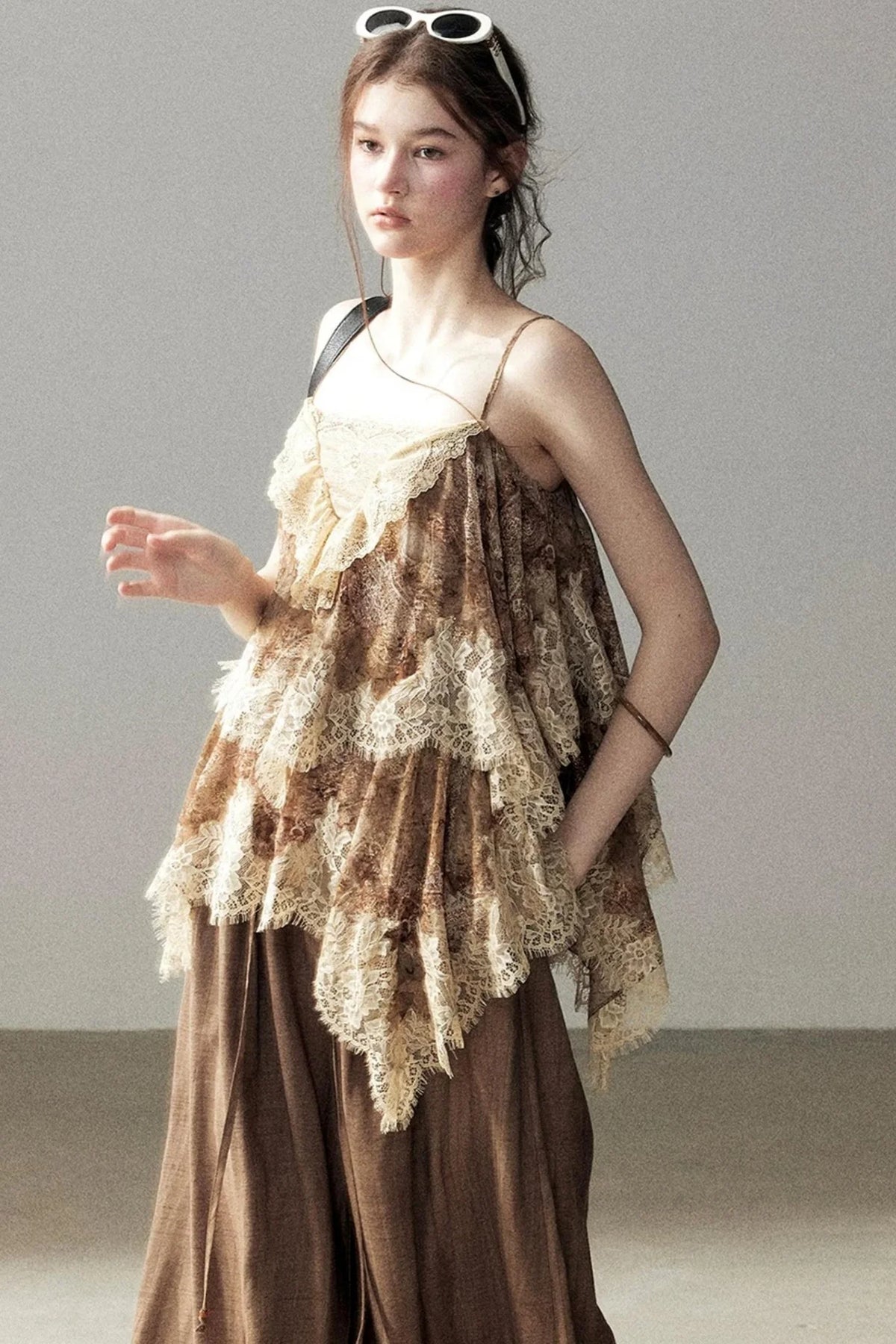 Evening Breeze Lace Top Set-Up