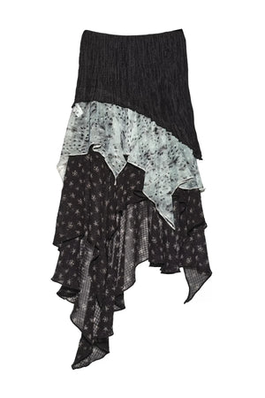 Exotic Leopard Chiffon Skirt