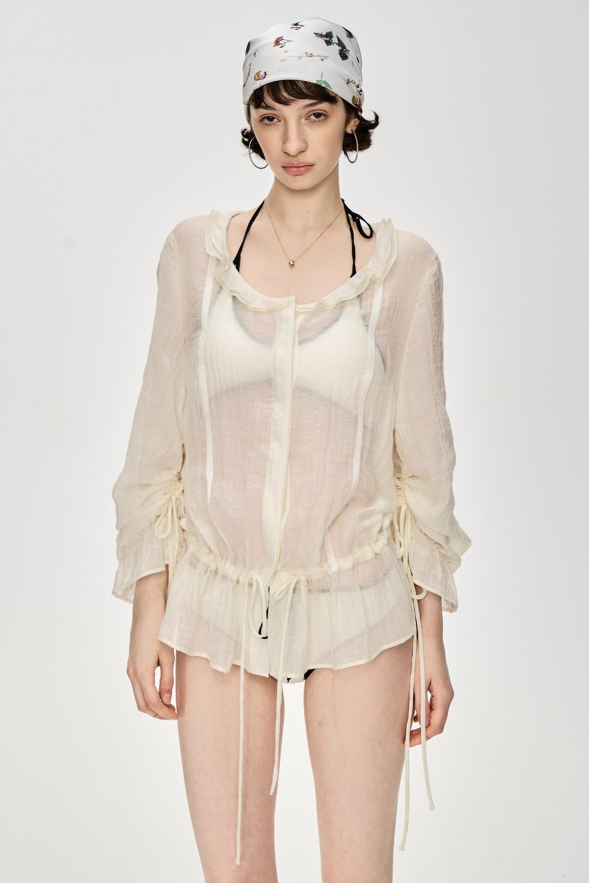 Exposed Clash Bra Top