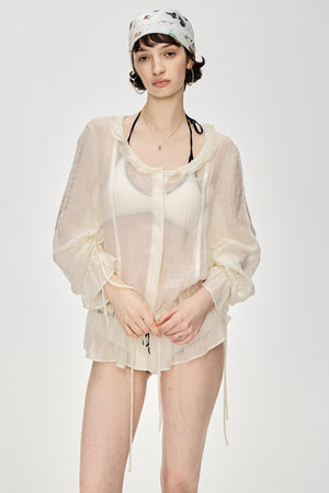 Exposed Clash Bra Top
