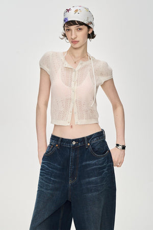 Exposed Clash Bra Top