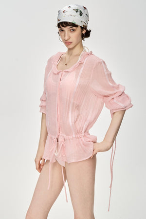 Exposed Clash Bra Top