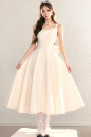 Exquisite French Spaghetti Strap Dress