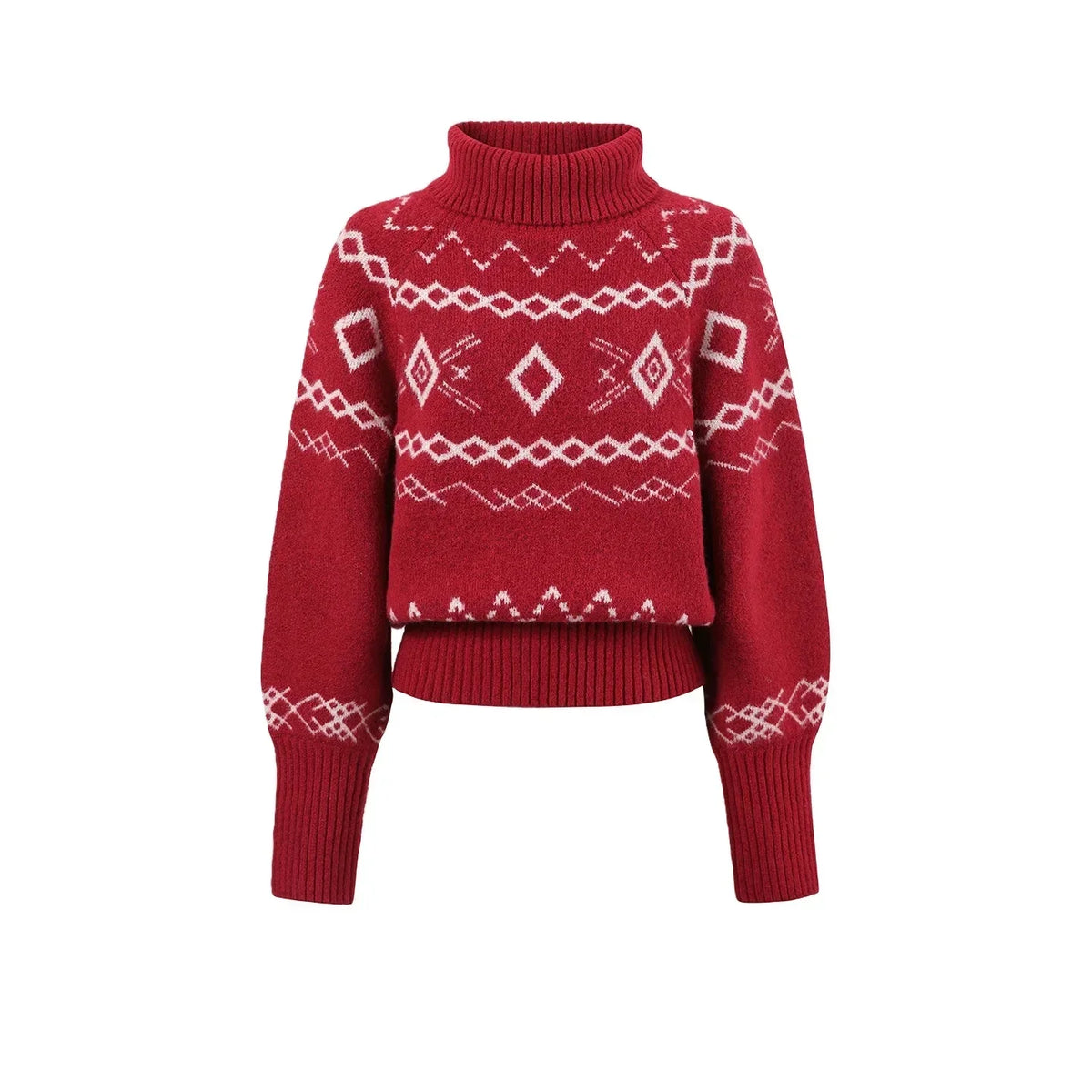 Fair Isle Batwing Sweater
