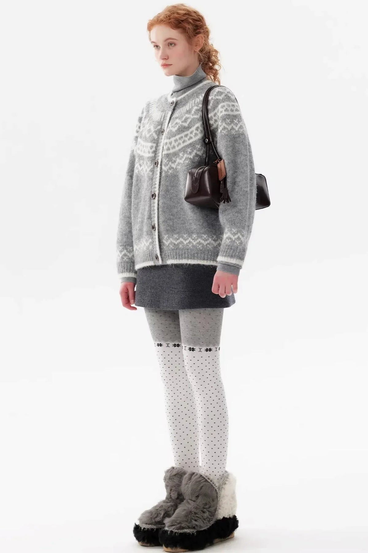 Fair Isle Jacquard Cardigan