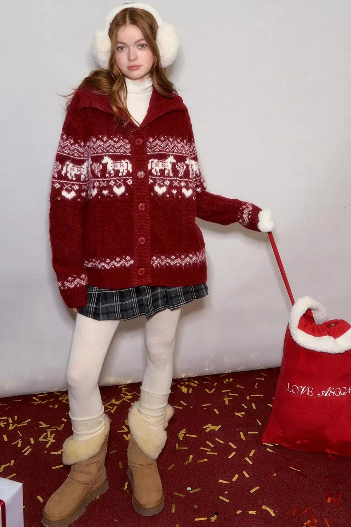 Fair Isle Knit Cardigan