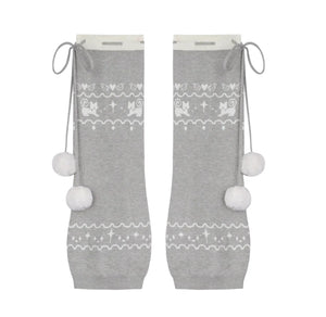 Fair Isle Knit Socks