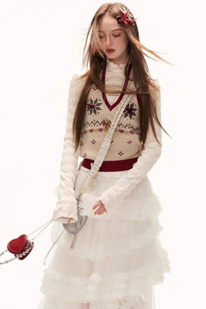 Fair Isle Knit Vest