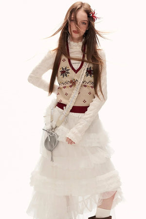 Fair Isle Knit Vest