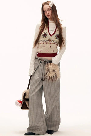 Fair Isle Knit Vest