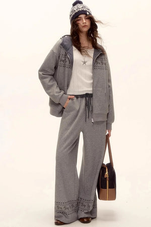 Fair Isle Quilted Jacket Set-Up