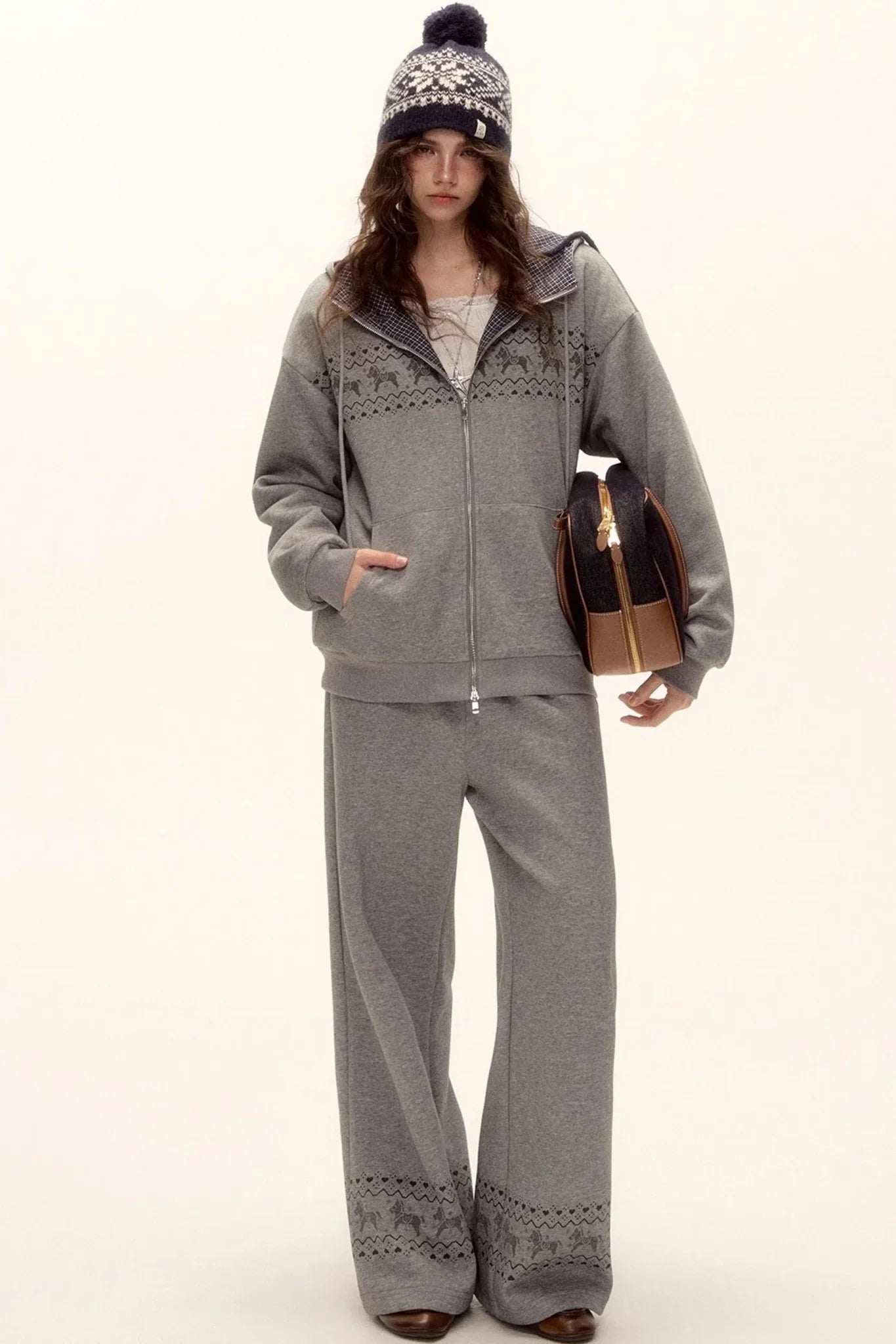 Fair Isle Quilted Jacket Set-Up