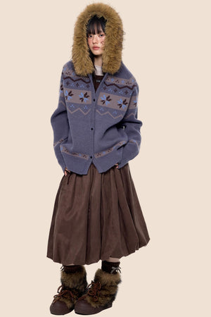 Fair Isle Sweater Jacket
