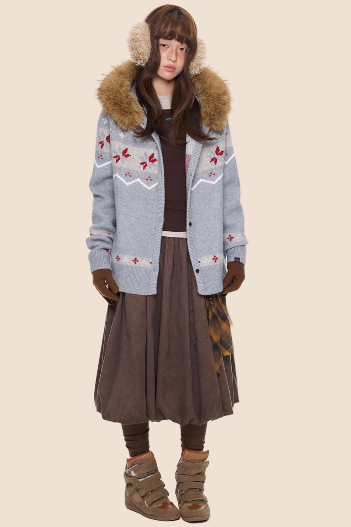 Fair Isle Sweater Jacket