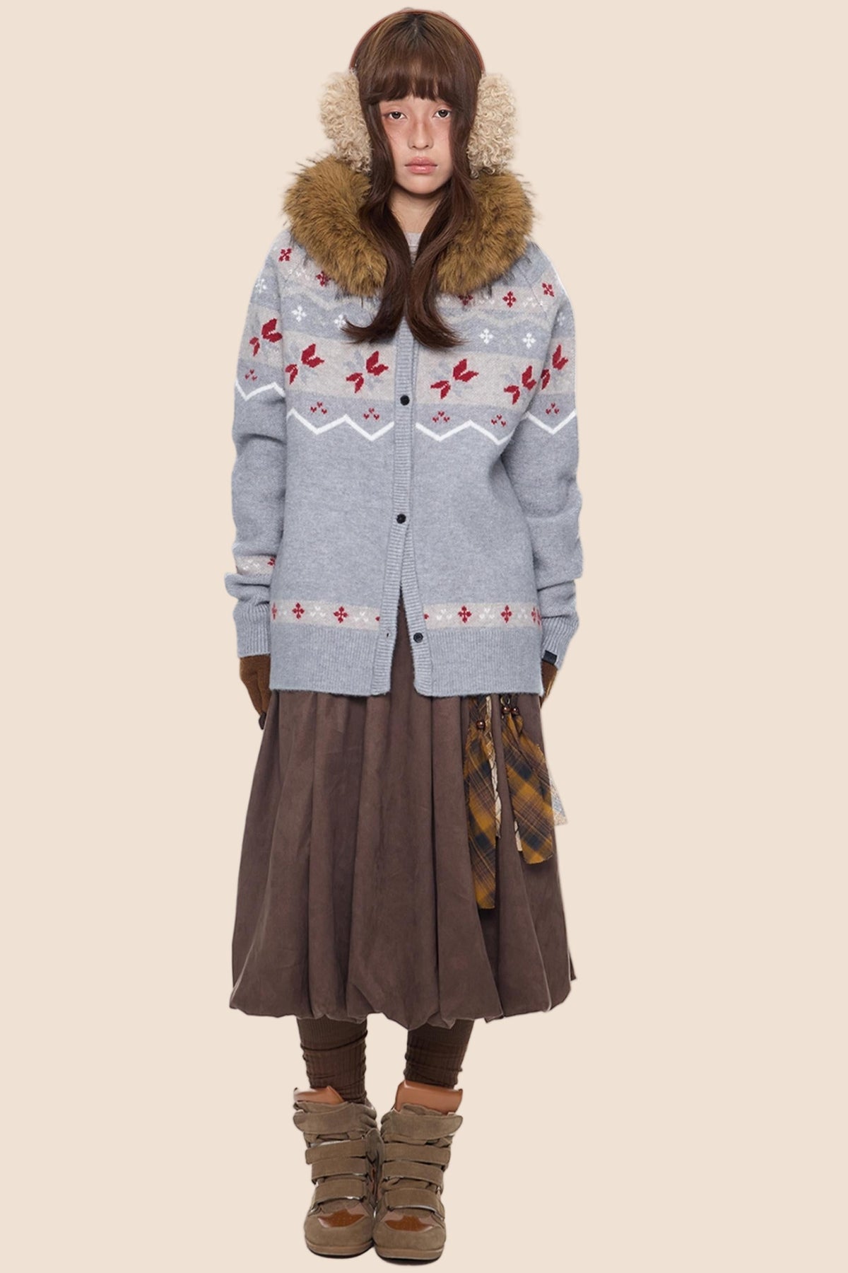Fair Isle Sweater Jacket