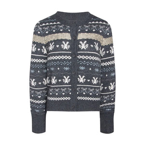 Fair Isle Vintage Wool Cardigan Set-Up