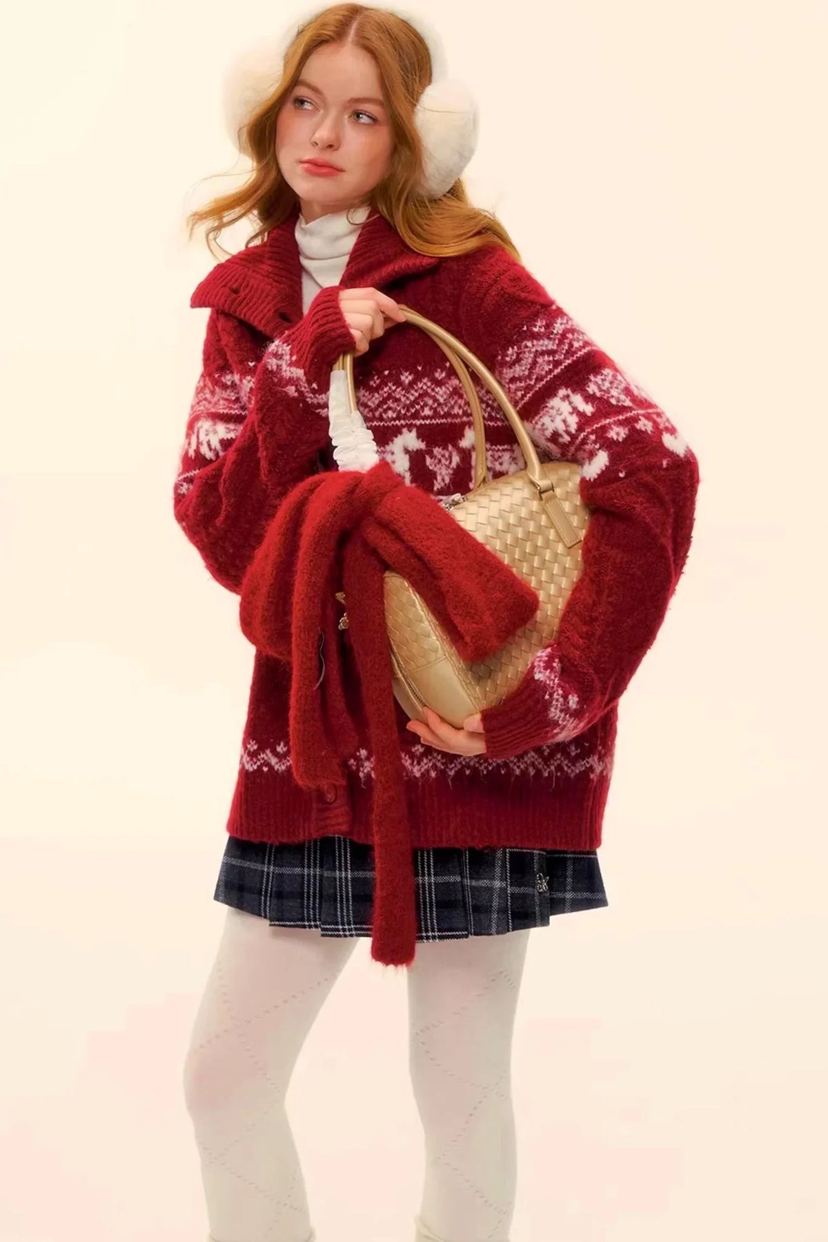Fair Isle Wool Cardigan