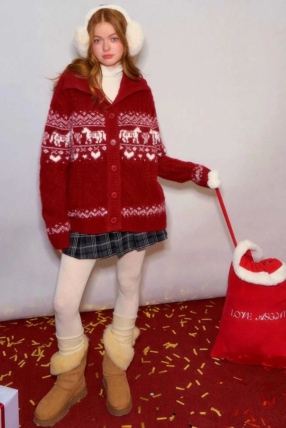 Fair Isle Wool Cardigan