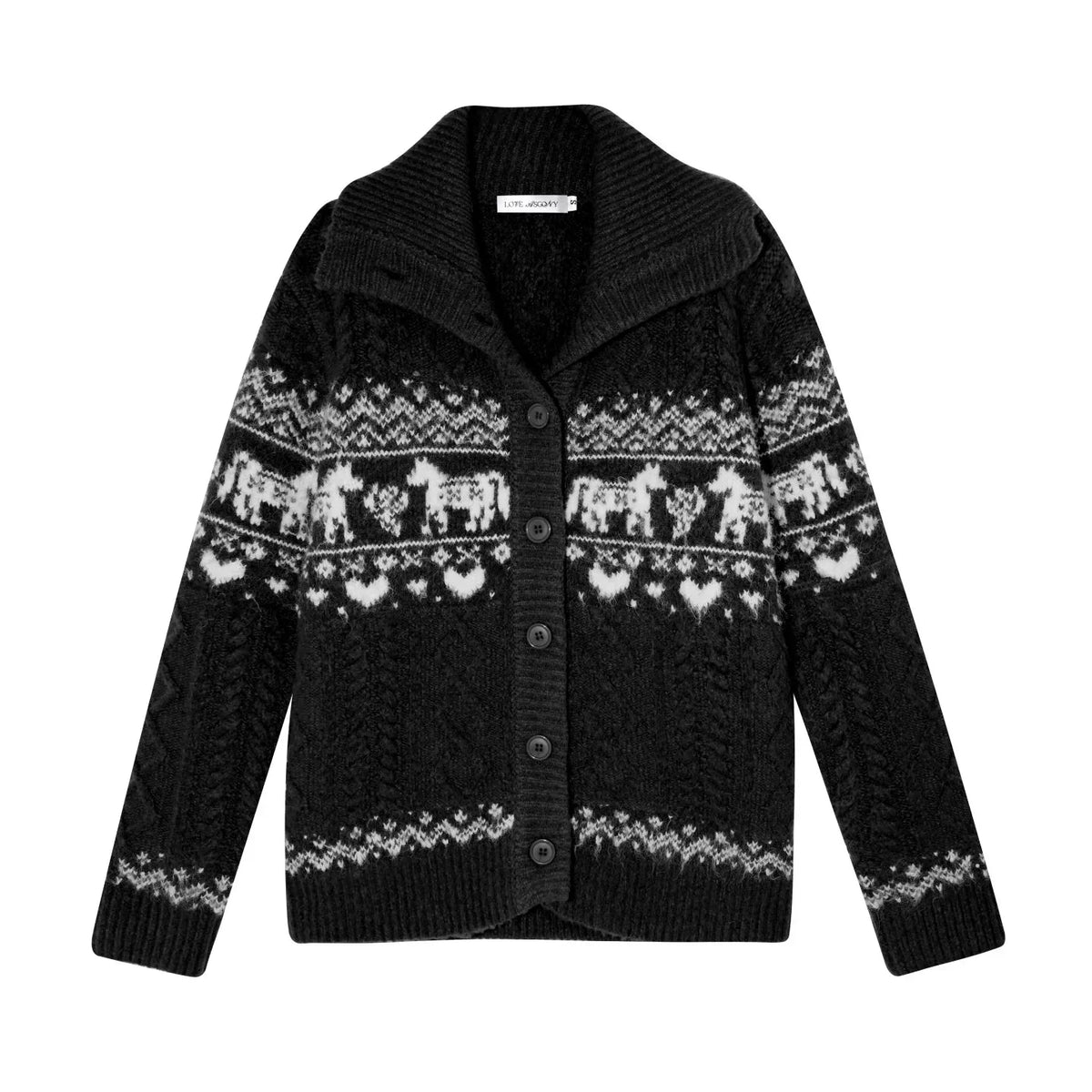 Fair Isle Wool Cardigan