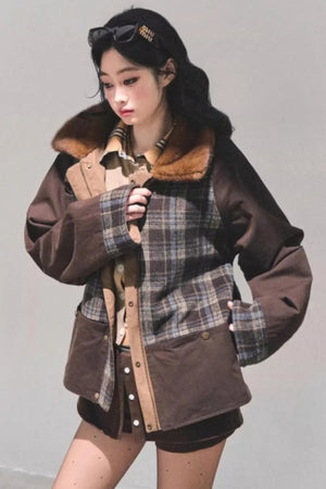 Fake Two Korean Long-Sleeve Knit Top