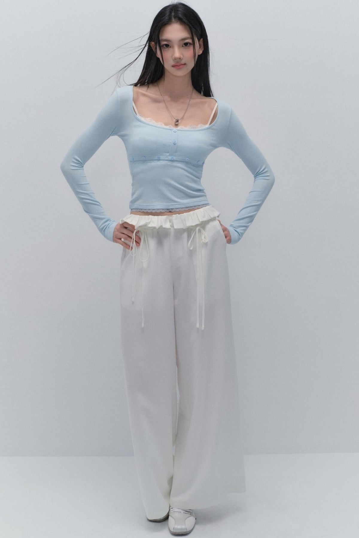 Fake Two-Layered Base Shirt