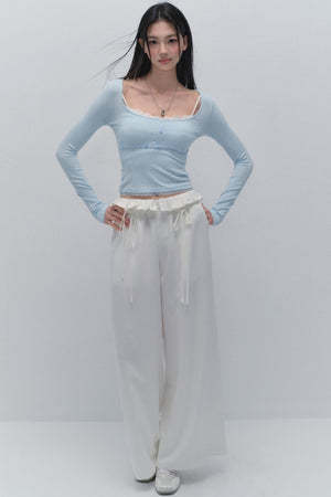 Fake Two-Layered Base Shirt