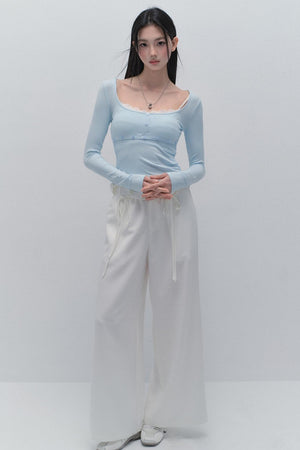 Fake Two-Layered Base Shirt