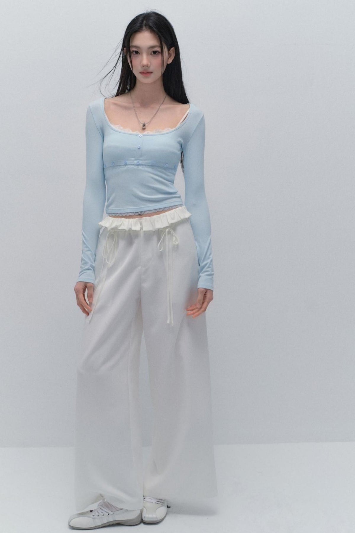 Fake Two-Layered Base Shirt