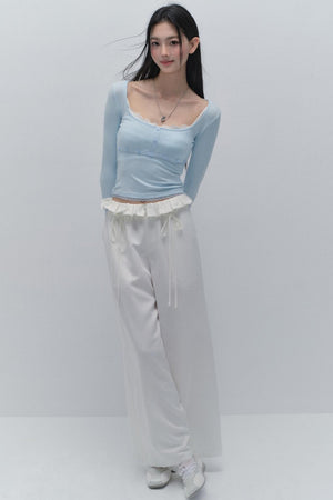 Fake Two-Layered Base Shirt
