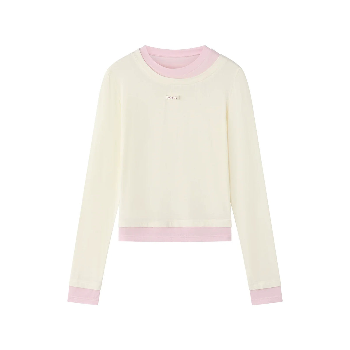 Fake Two Piece Base Layer Silk Top