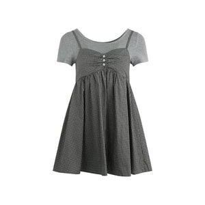 Fake Two-Piece Cotton Top