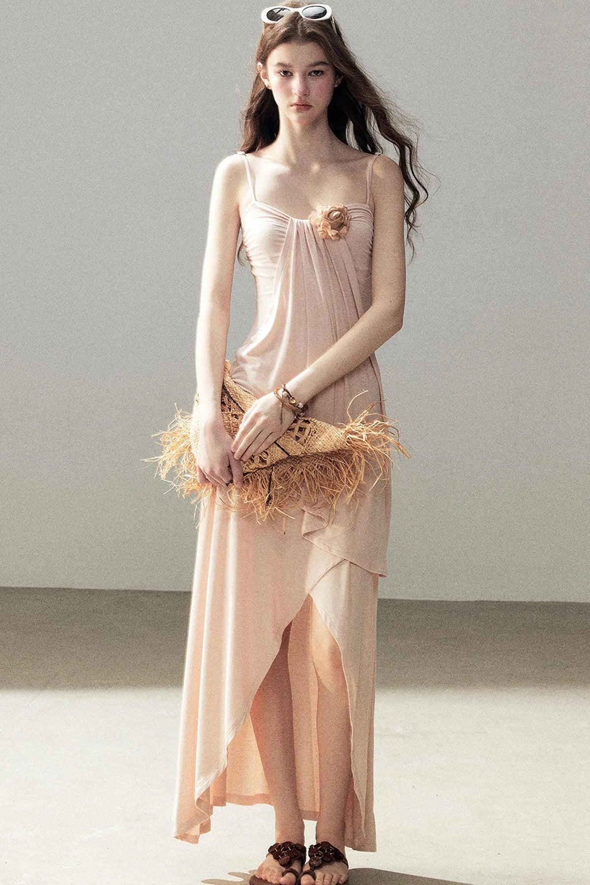 Falls on the Petals Floral Dress