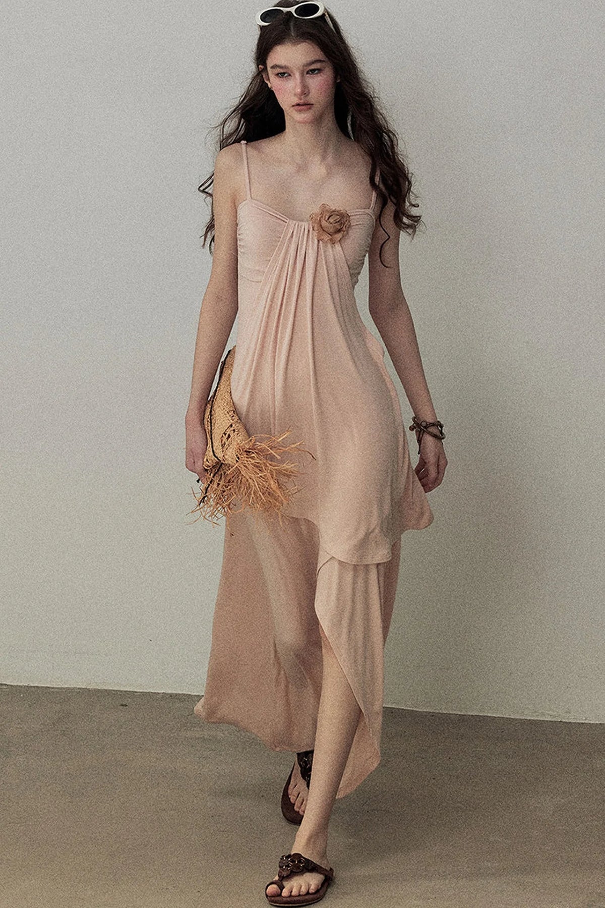 Falls on the Petals Floral Dress