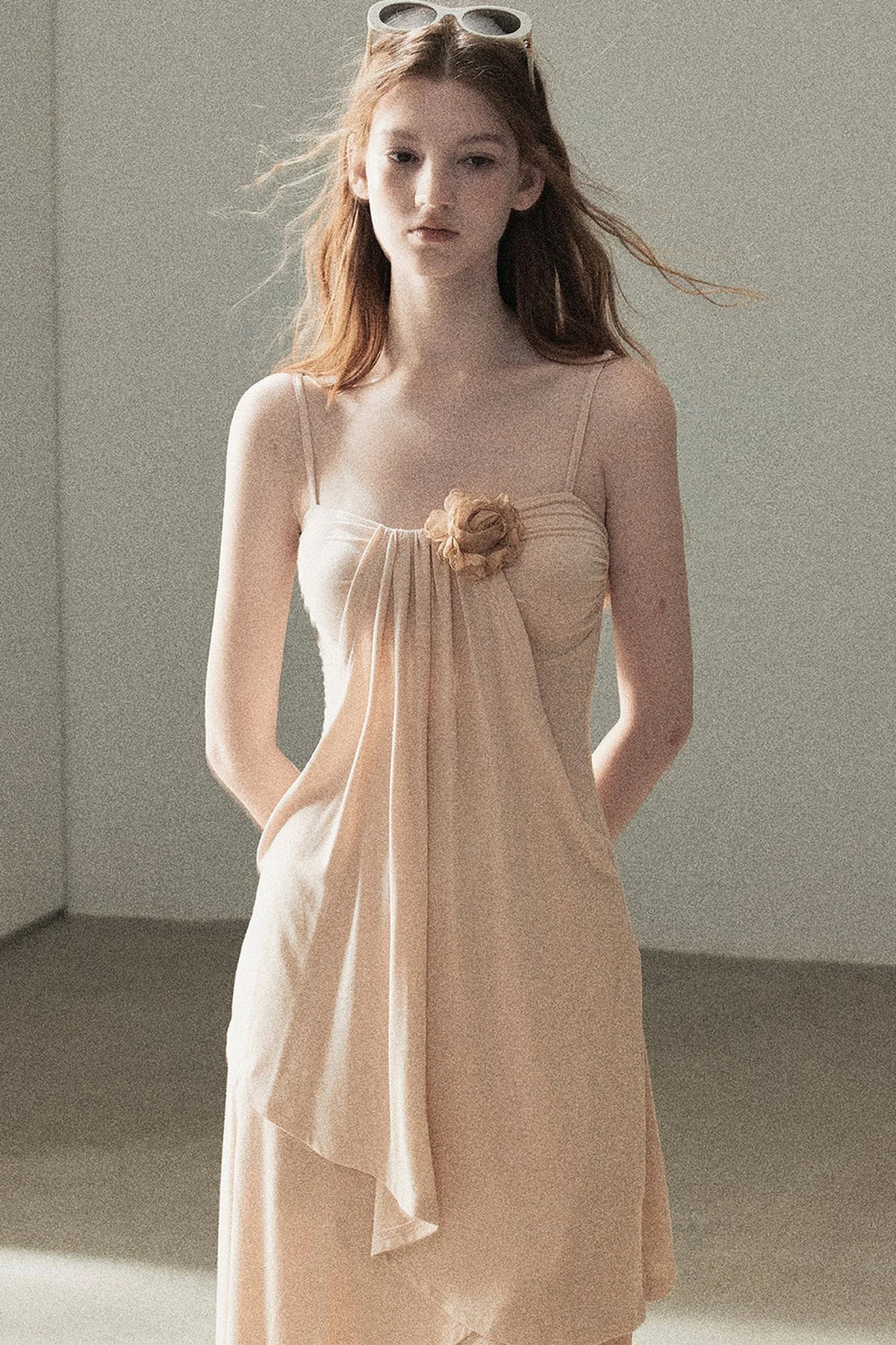 Falls on the Petals Floral Dress