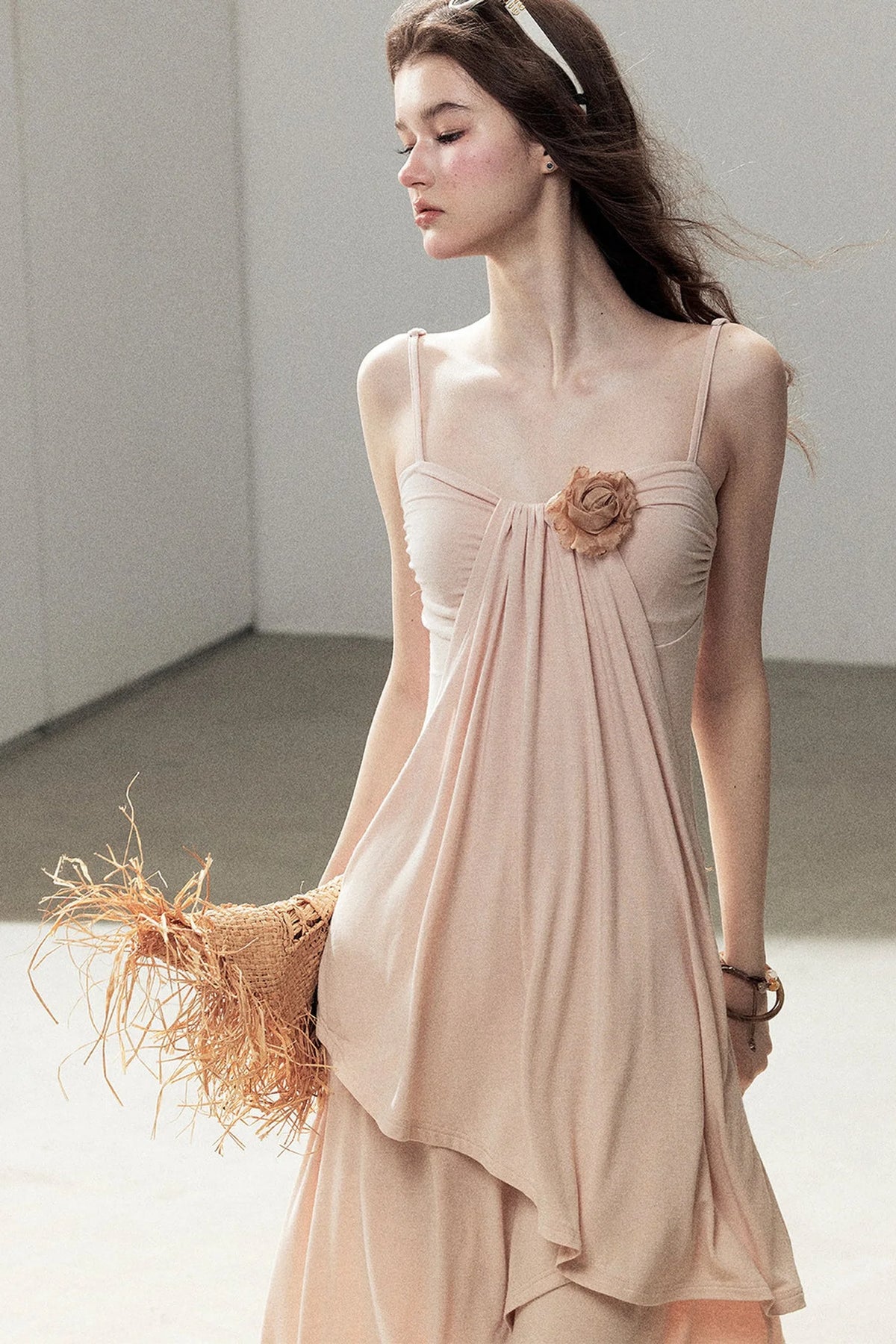 Falls on the Petals Floral Dress