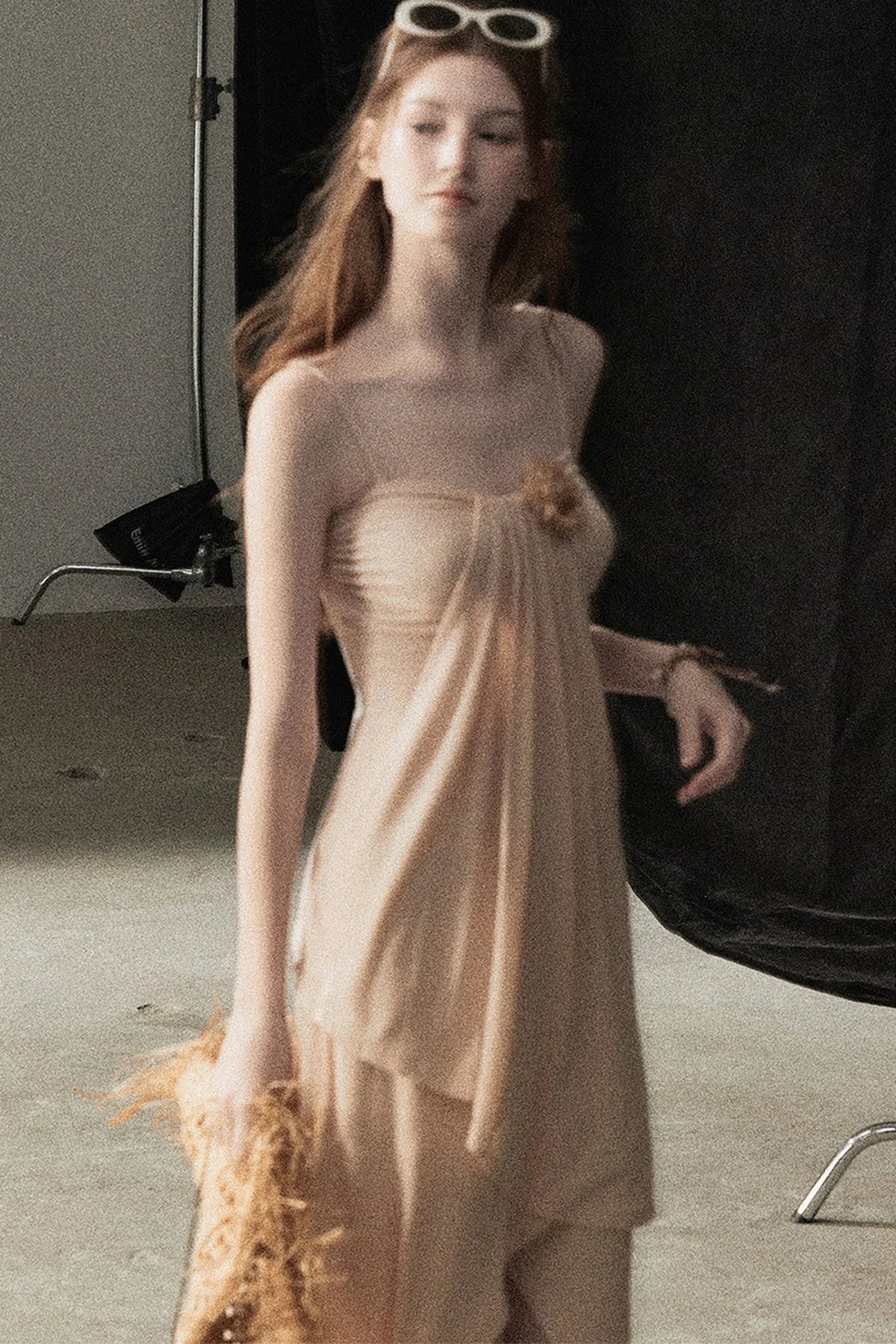 Falls on the Petals Floral Dress