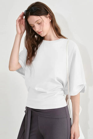 Fano Cotton Hollow-Out T-Shirt
