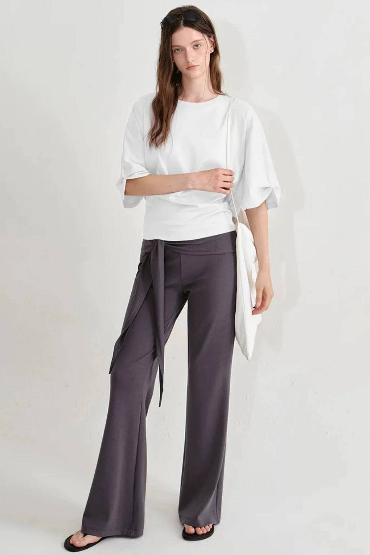 Fano Cotton Hollow-Out T-Shirt