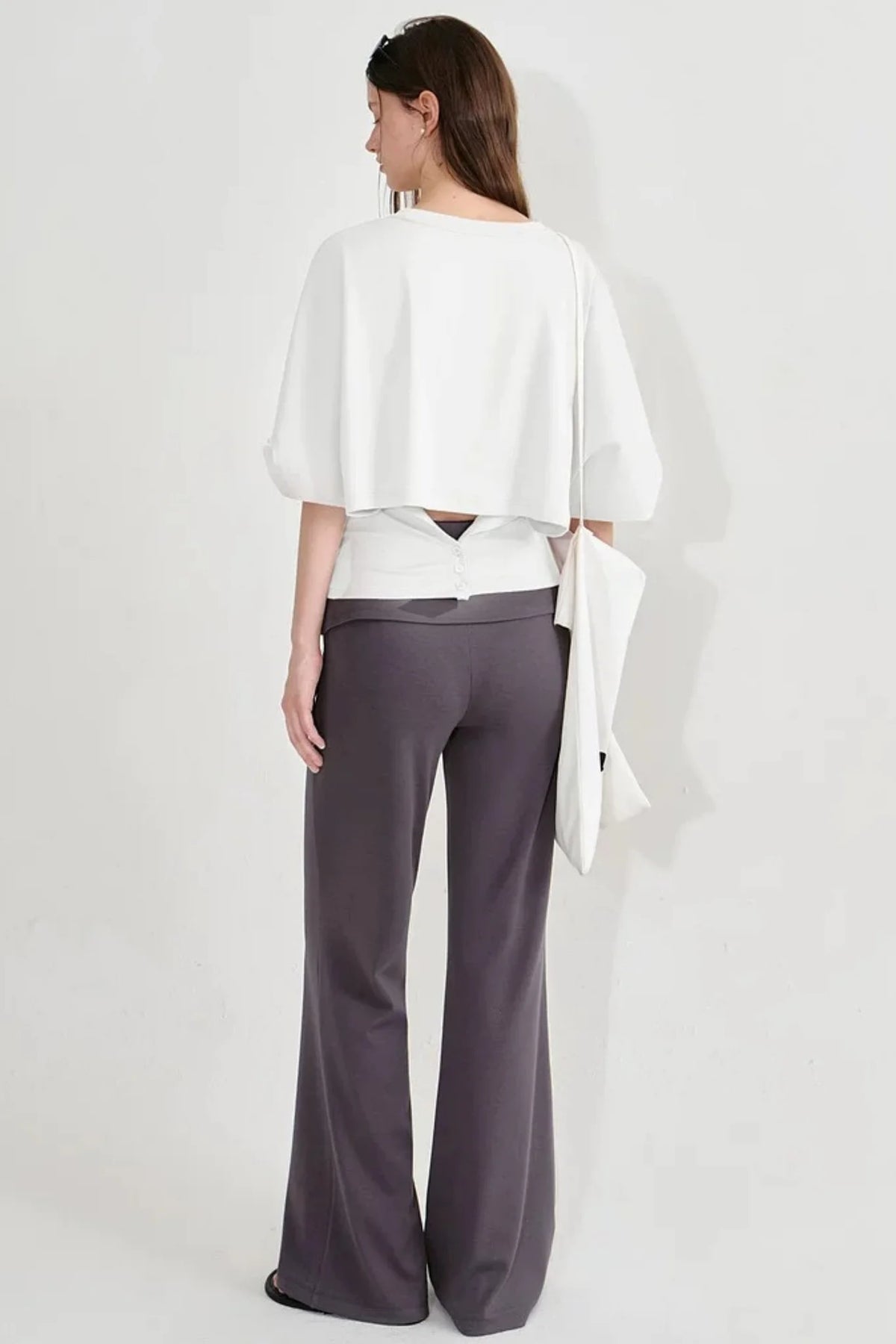 Fano Cotton Hollow-Out T-Shirt