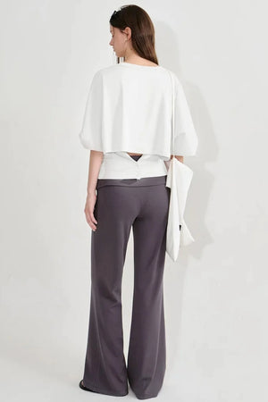 Fano Cotton Hollow-Out T-Shirt