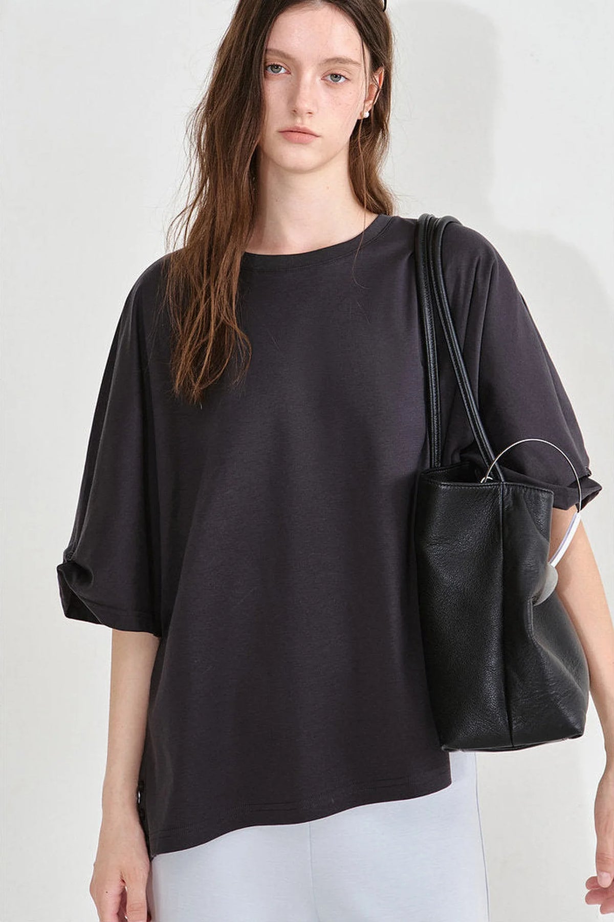 Fano Cotton Hollow-Out T-Shirt
