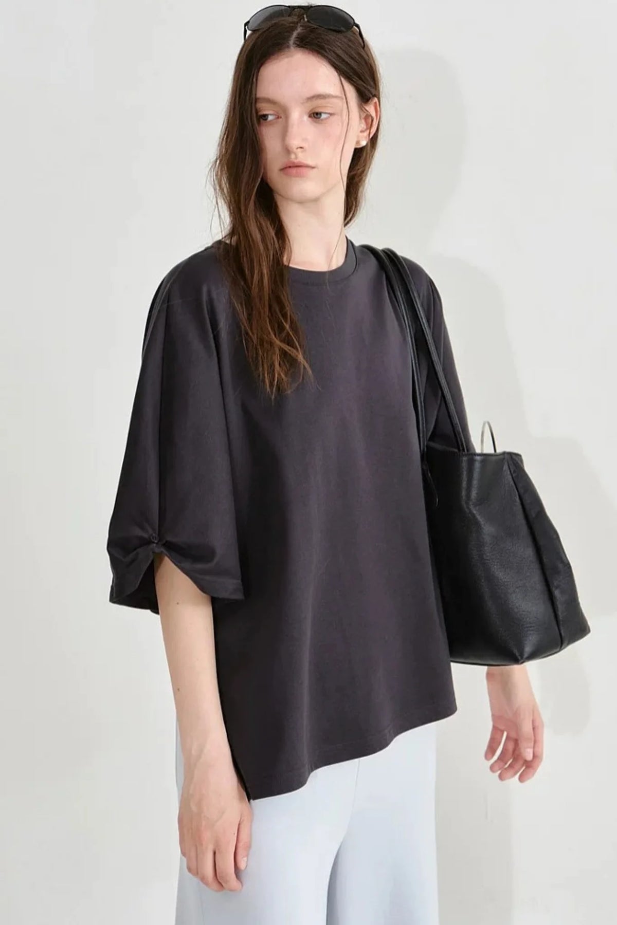 Fano Cotton Hollow-Out T-Shirt