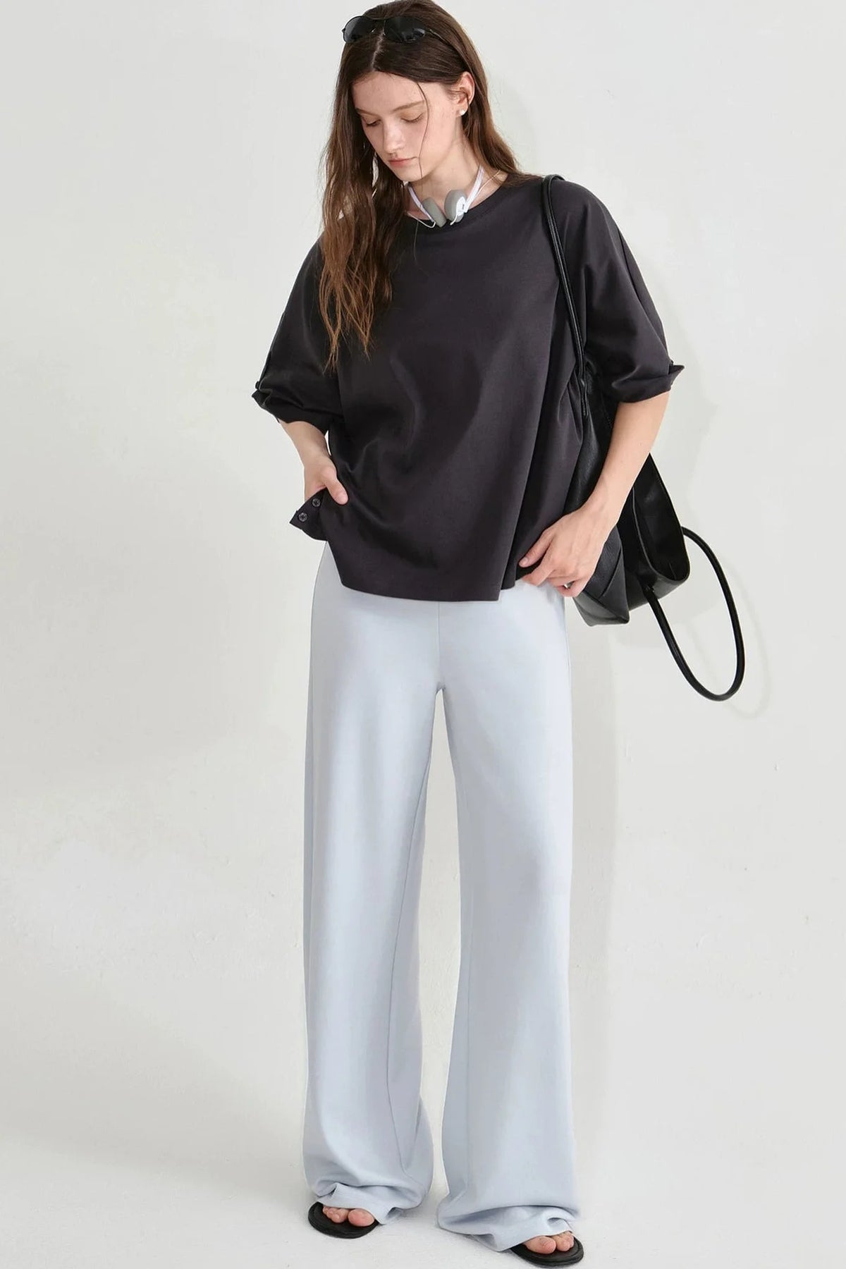 Fano Cotton Hollow-Out T-Shirt