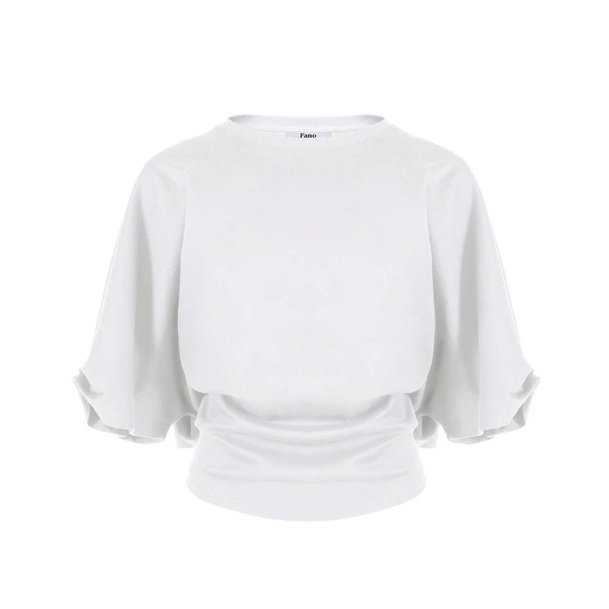 Fano Cotton Hollow-Out T-Shirt