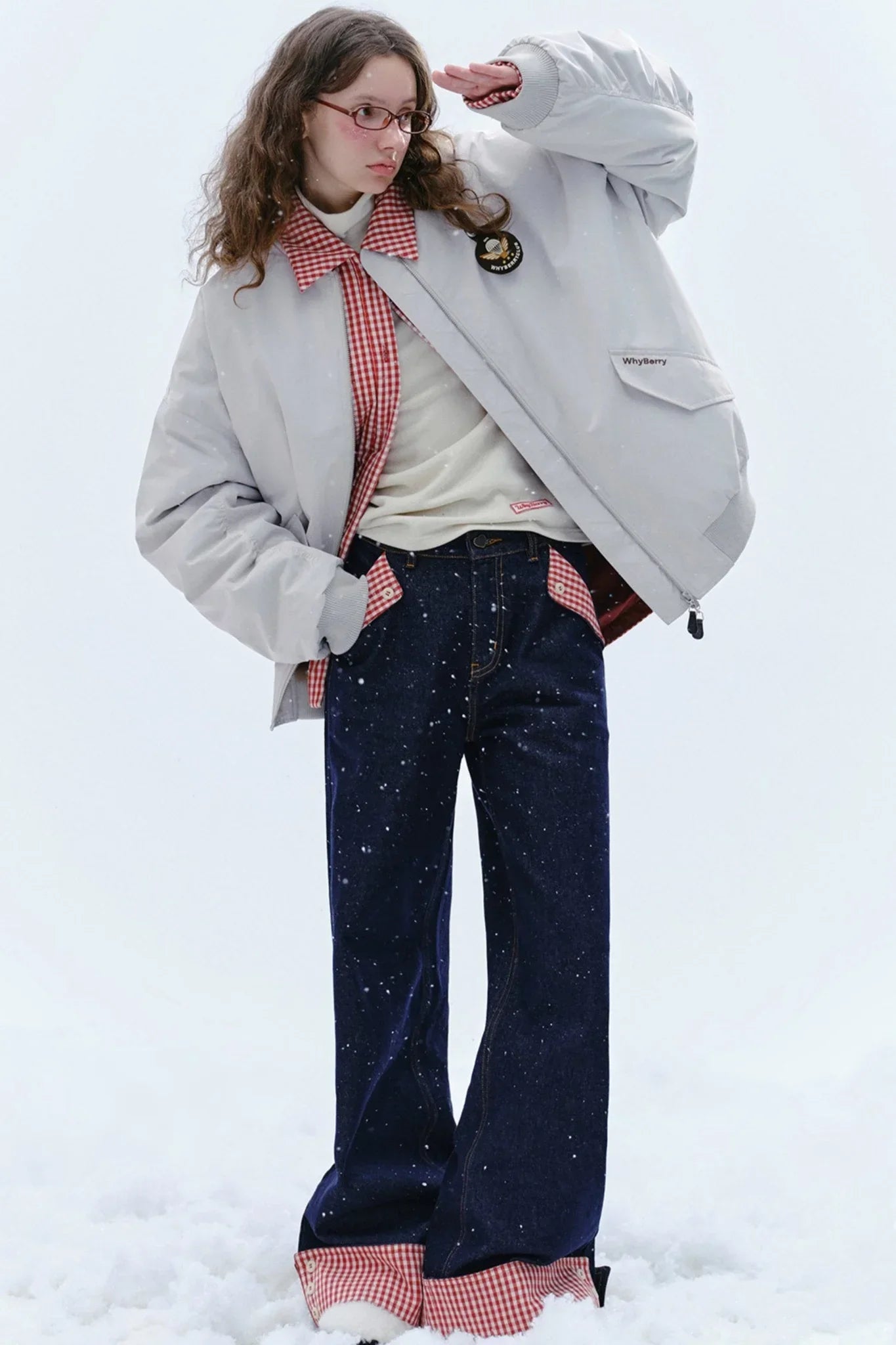 Fashionable Patchwork Versatile Jeans