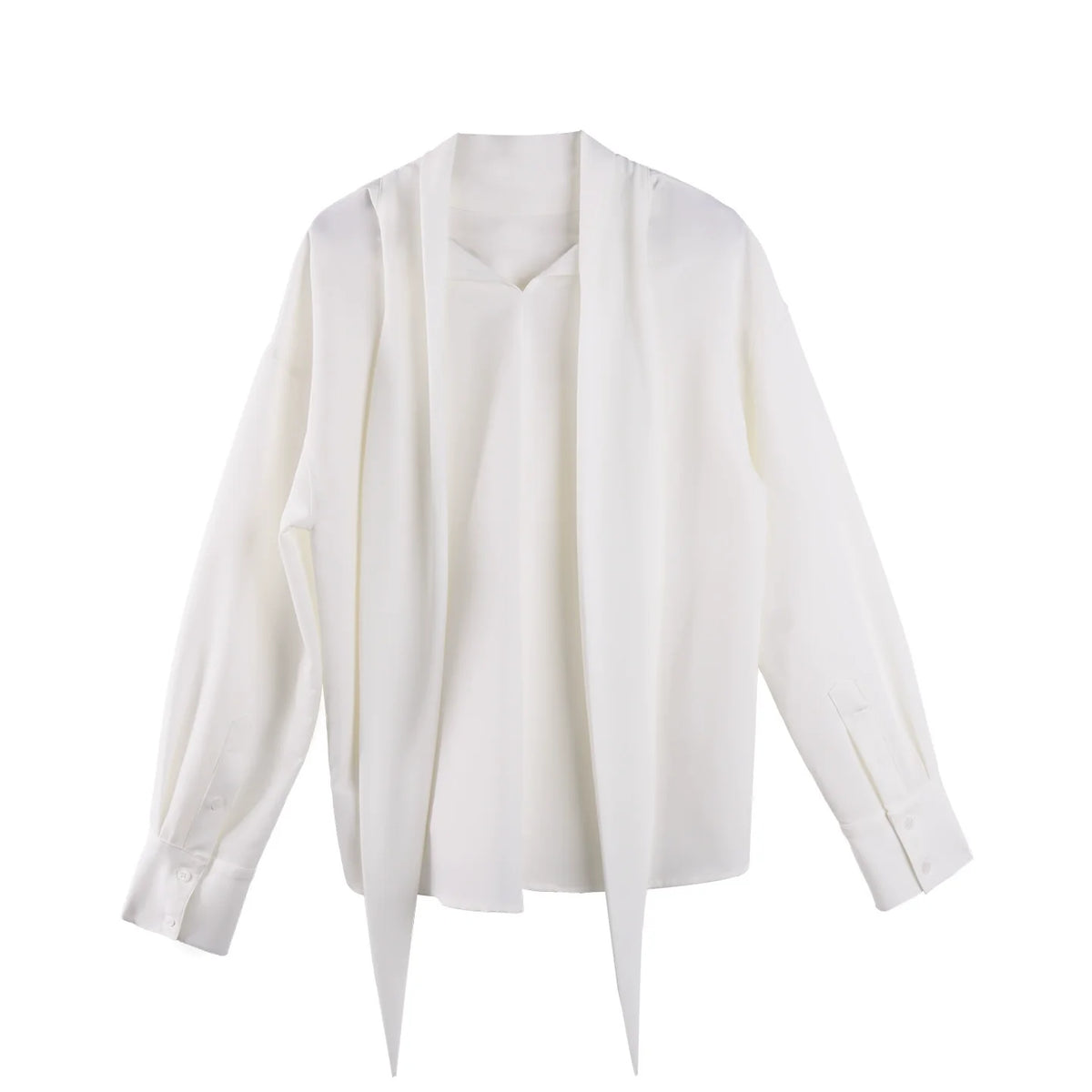 Fashionable Streamer Long-Sleeved Shirt