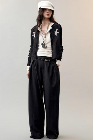 Feather Shadow Knitted Cardigan